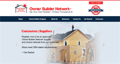 Desktop Screenshot of ownerbuildernetwork.com